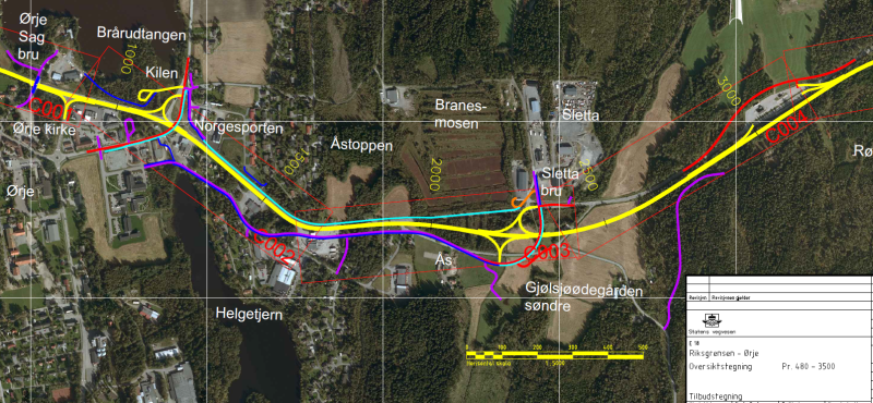 Roadwork ortho image